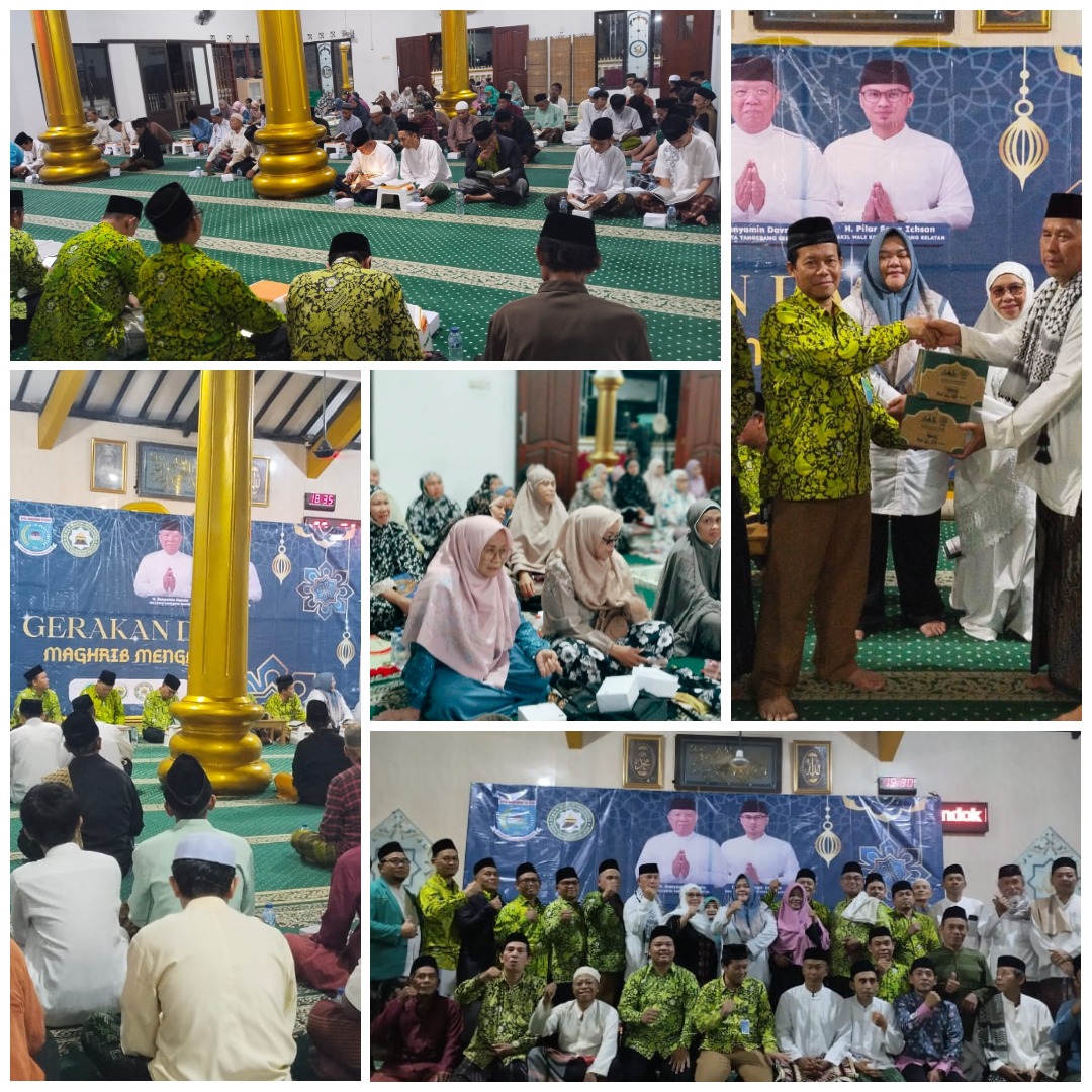 Safari Dakwah DMI : 200 Jamaah Hadiri Magrib Mengaji DMI Tangsel