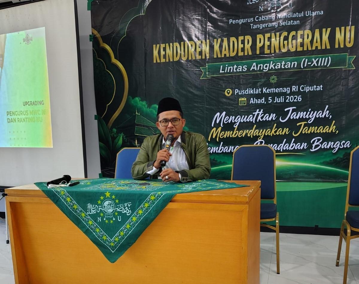 Kenduren Kader Penggerak NU Tangsel Jadi Momentum Mempererat Ukhuwah Lintas Angkatan