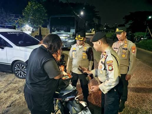 Polres Metro Tangerang Kota Tingkatkan Patroli Malam di Titik Rawan